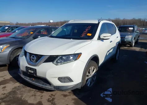 2016 Nissan Rogue Sv from USA, damaged, VIN KNMAT2MV7GP706221